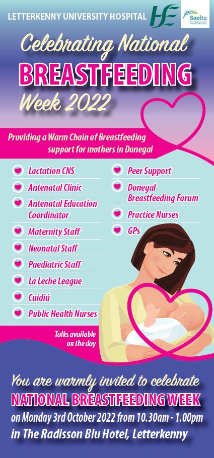 Breast Feeding WEek Donegal 2022